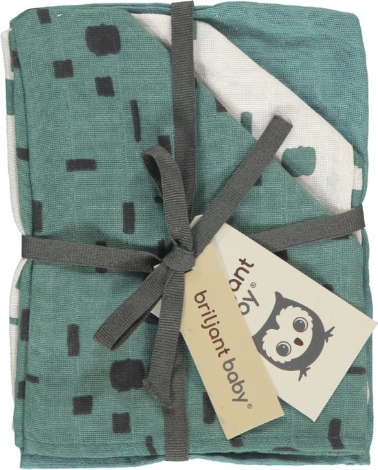 Briljant Baby - Washandje Hydrofiel 17 x 20 - Art - Arctic - 3 Stuks van Briljant