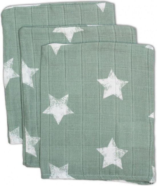 Briljant Robin Stone Green Hydrofiel Washandjes 3 stuks 60R van Briljant