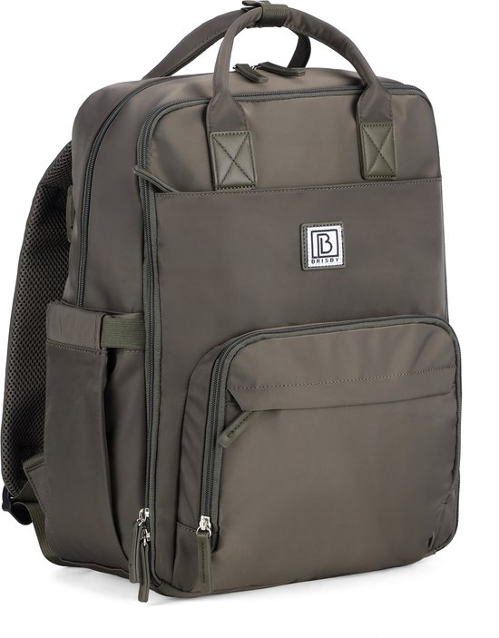 Brisby slijtvaste Luiertas – verzorgingstas – met buggymontage - Forest Green