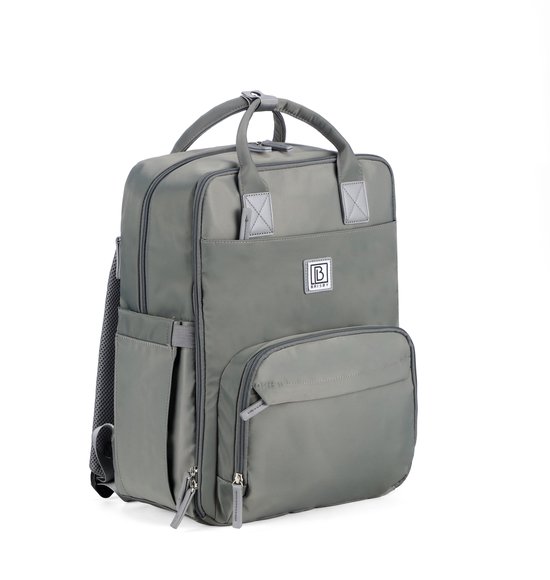 Brisby slijtvaste Luiertas – verzorgingstas – met buggymontage - Mist Green