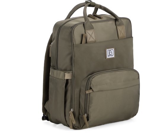 Brisby slijtvaste Luiertas – verzorgingstas – met buggymontage - Olive Green