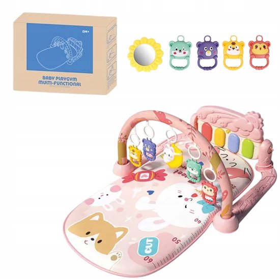 BSKToys - Interactieve Baby Speelmat - 3-in-1 met Pianomat - Vanaf 0 Maanden - Stimuleert Motoriek van Merkloos
