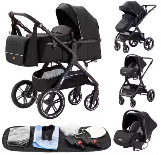 buggy - kinderwagen 3 in 1 - Draagbare Reizen Kinderwagen Aluminium Frame Opvouwbare Kinderwagens Hoge Landschap Auto voor Pasgeboren Baby van YIISU