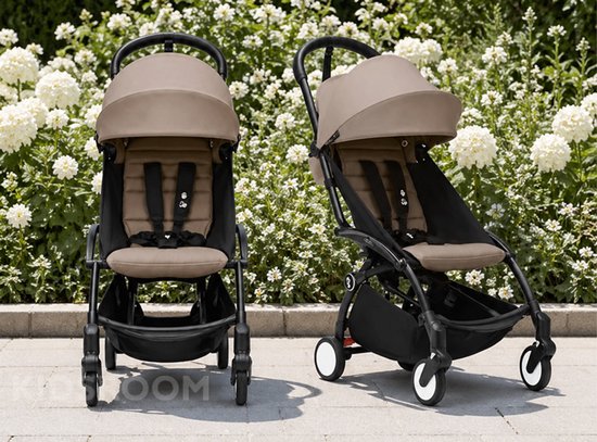 Buggy - Kinderwagen - Stokke - YOYO³ - Black/Taupe van Merkloos