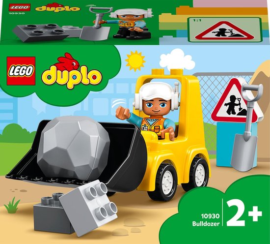 Bulldozer van Merkloos