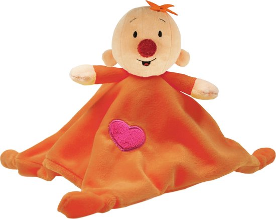 Bumba - Babilu knuffeldoek - oranje van Bumba