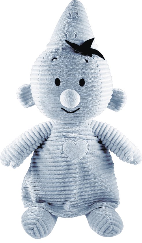 Bumba Corduroy Knuffel - Bumba zachte blauwe Corduroy pluche knuffel - 35 cm van Bumba