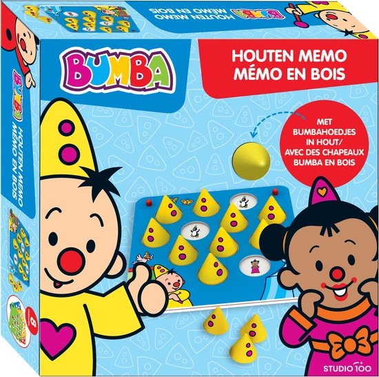 Bumba - Educatief spel - Houten Memospel van Studio 100