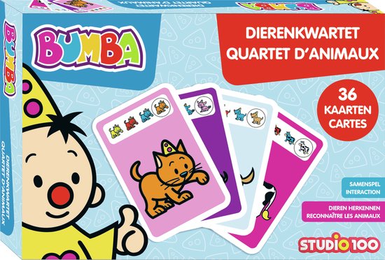 Bumba kaartspel - dierenkwartet van Bumba