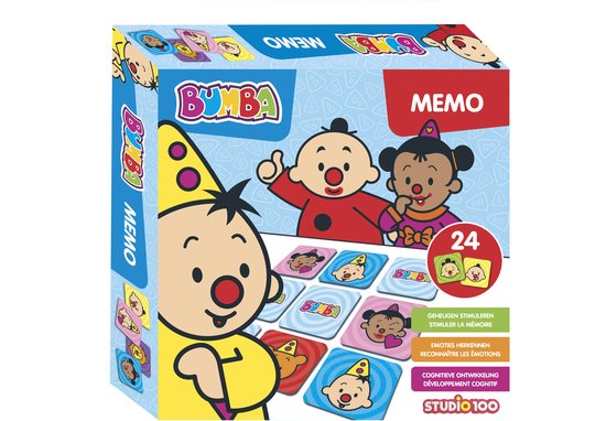 Bumba - kaartspel - memo (emotions) (FSC MIX 70%) van Merkloos