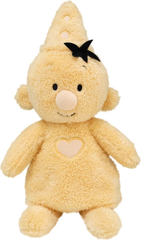 Bumba - Knuffel - Fluffy pluche 35 cm geel van Bumba
