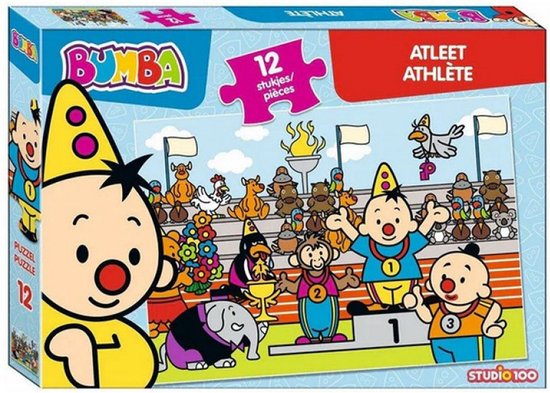 Bumba puzzel 12 stukjes - Atleet van Bumba