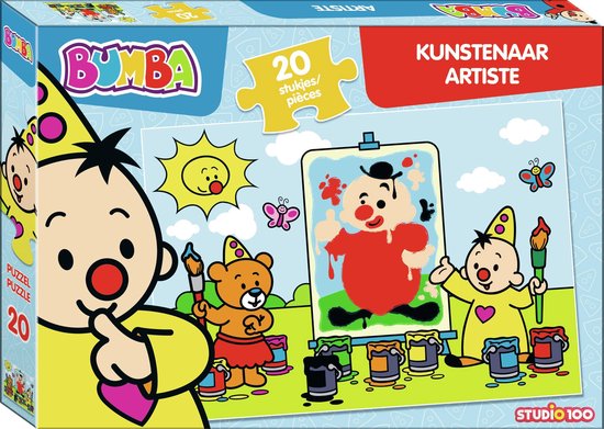 Bumba puzzel 20 st - Kunstenaar van Bumba