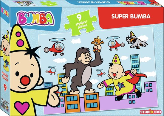 Bumba puzzel - 9 stukjes - Super Bumba van Bumba