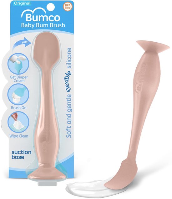 Bumco Baby Luier Uitslag Crème Applicator - Baby Billen Borstel Luier Crème Spatel - Baby Shower Geschenken van Merkloos