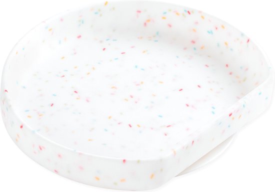 Bumkins - Siliconen bord met zuignap - Vanille Sprinkle van Bumkins