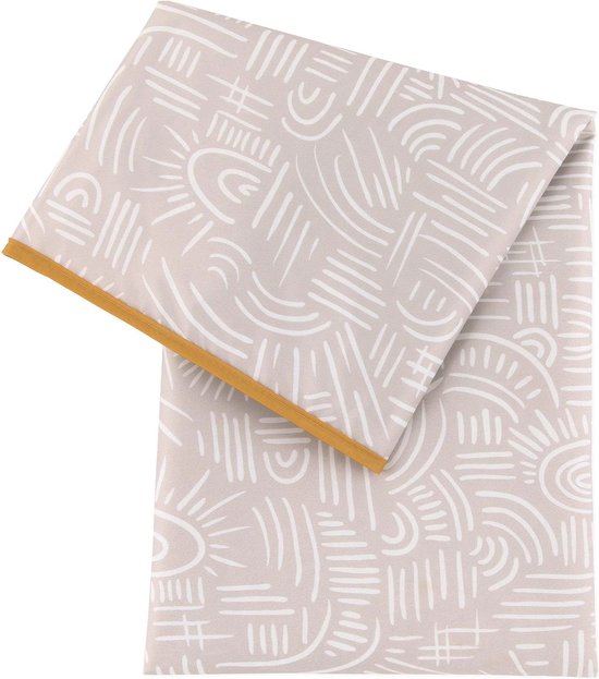 Bumkins Splat Mat Knoeimat - Vloer- en Tafelmat voor Onder de Kinderstoel, bij het Knutselen of als Picknickkleed - Wander - 107 x 107 cm - Wasbaar en Waterdicht - 100% Polyester met TPU-Coating - BPA-, PVC- en Ftalaatvrij