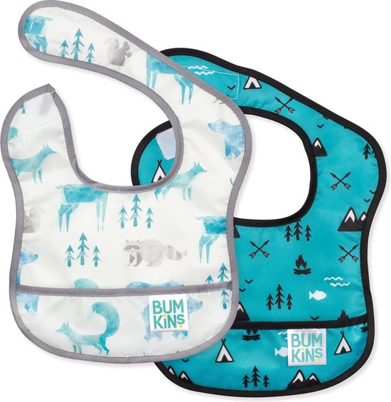 Bumkins - Starter slab (2 stuks) - Outdoors & Wildlife (3-9m) van Bumkins