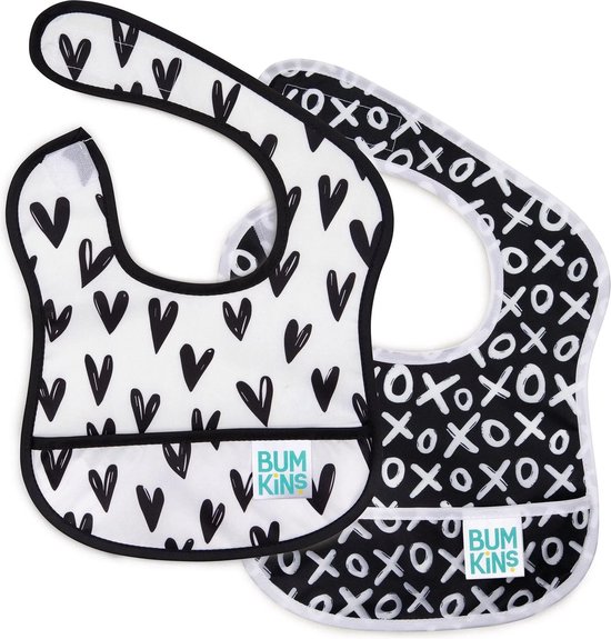 Bumkins - Starter slab (2 stuks) - XOXO & Hartjes (3-9m) van Bumkins