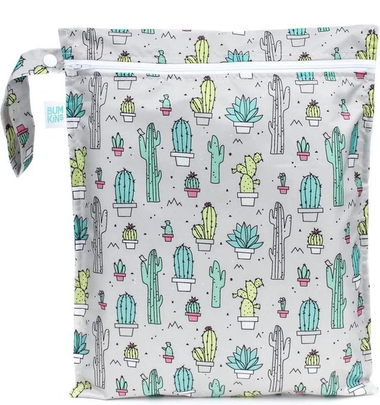 Bumkins - Wetbag - Grijs Cacti van Bumkins
