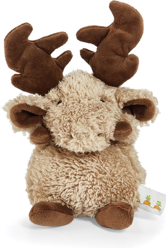 Bunnies By The Bay Bruce de Eland Knuffel - Knuffeldier - Geborduurde details - Eland- 18 cm - Bruin van Bunnies By The Bay