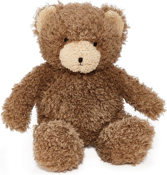 Bunnies By The Bay Cubby de Beer Knuffel - Knuffeldier - Geborduurde details - Polyester - 35 cm - Bruin van Bunnies By The Bay
