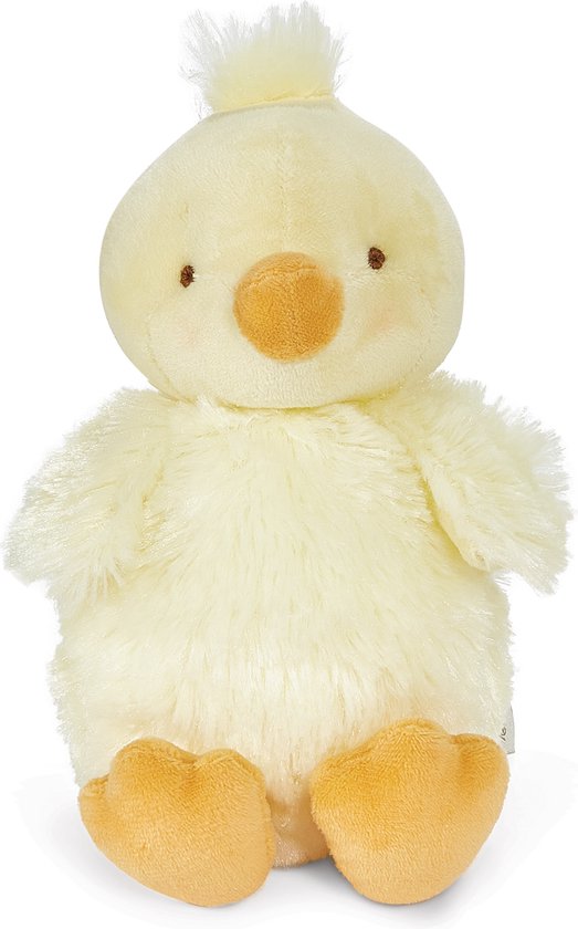 Bunnies By the Bay Eend Knuffel - Knuffeldier - Eendje - Geborduurde details - 20 cm - Geel van Bunnies By The Bay