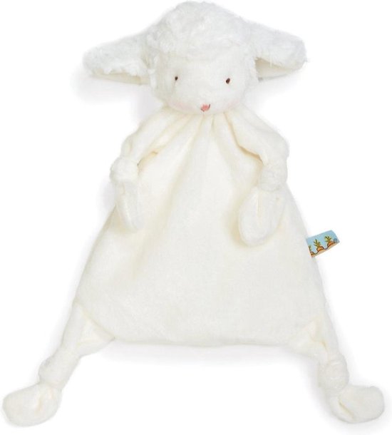 Bunnies By The Bay Kiddo the Lamb Knuffeldoekje - Speendoekje - Extreem zacht - Machine-wasbaar - Lammetje - 30 cm - Wit van Bunnies By The Bay