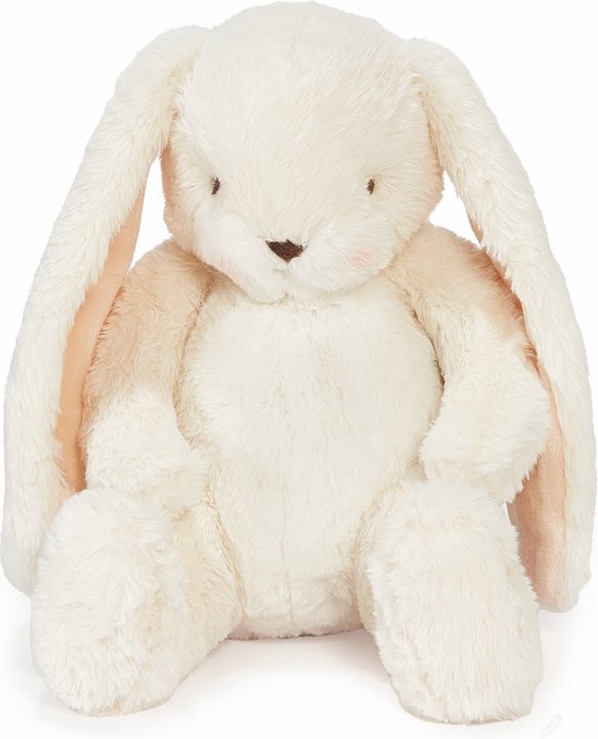 Bunnies By The Bay Little Nibble - Knuffeldier - Geborduurde details - Konijn - Polyester - M - 30 cm - Zand van Bunnies By The Bay