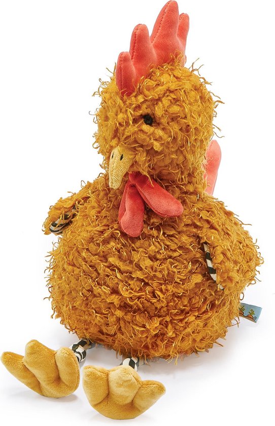 Bunnies By The Bay Randy de Haan Knuffel - Knuffeldier - Geborduurde details - Polyester - 35 cm - Bruin van Bunnies By The Bay