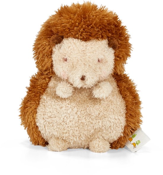 Bunnies By The Bay Smidgen de Egel knuffel - knuffeldier - geborduurde details - 20 cm - bruin
