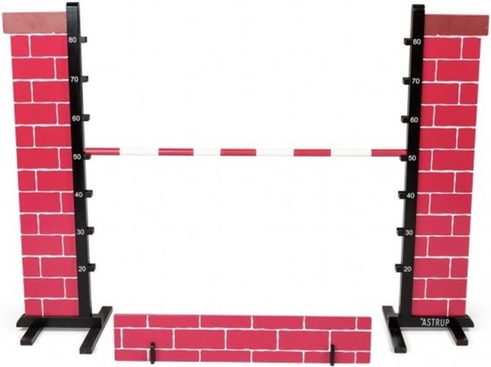 By Astrup Hindernis Muur Roze voor Stokpaarden van By Astrup