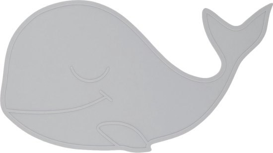 By Lille Vilde Walvis Gray Placemat LV-MAT-57 van By Lille Vilde