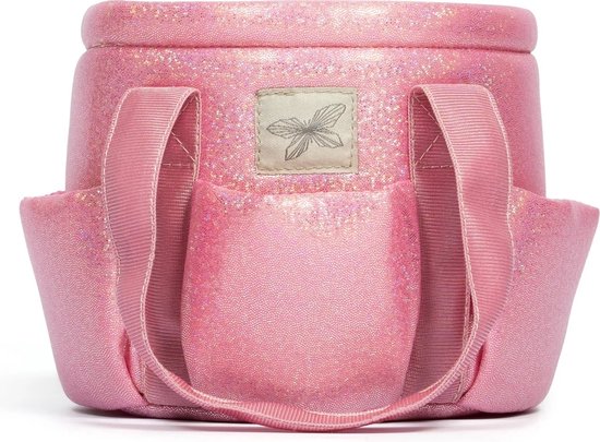 byAstrup Stokpaard Verzorgingstas Glitter Roze - Stokpaardje Speelgoed - Stokpaard spullen van byASTRUP