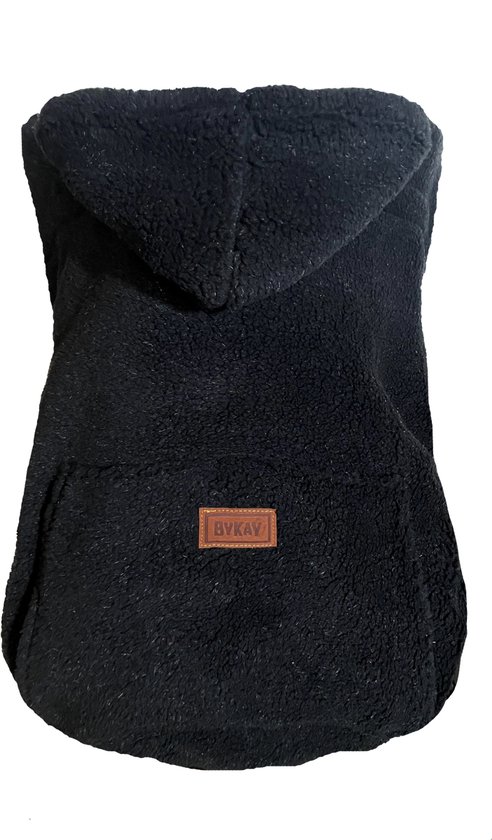 ByKay - Cover - Draagzak Cover - Winter - Teddy Black Melee van Merkloos