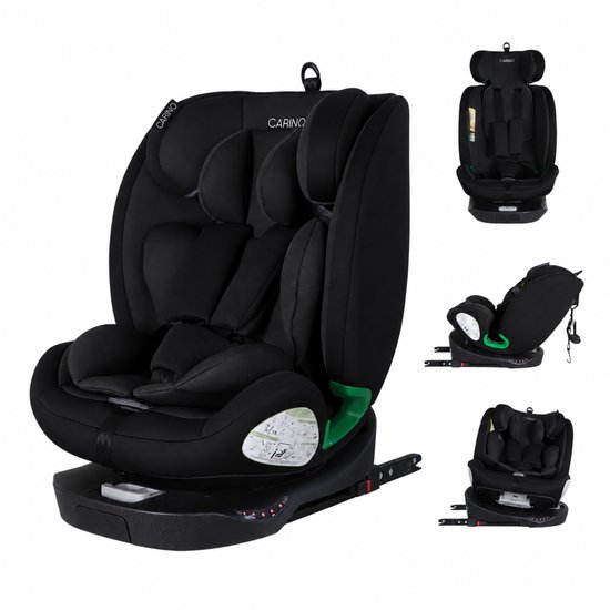 Cabino Apex Autostoel 360° Draaibaar – i-Size Isofix – 40 tot 150 cm – Vanaf Geboorte tot 12 Jaar