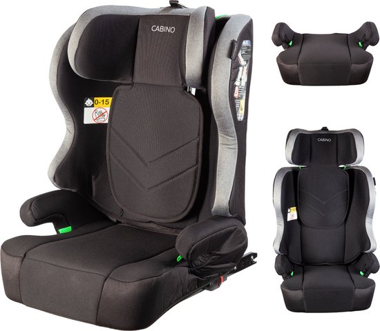 Cabino Autostoel Dynamic Groep 2/3 - Isofix - 100 - 150 cm I-Size - Grijs van Cabino