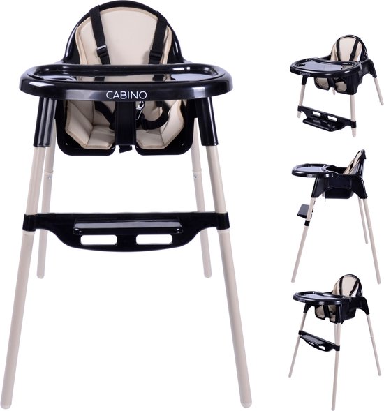 Cabino Kinderstoel Situp Zwart Clay van Cabino