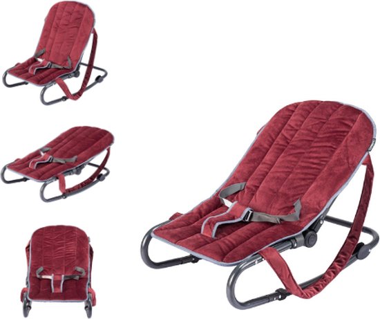Cabino Wipstoel Verstelbaar - Velvet Rood van Cabino