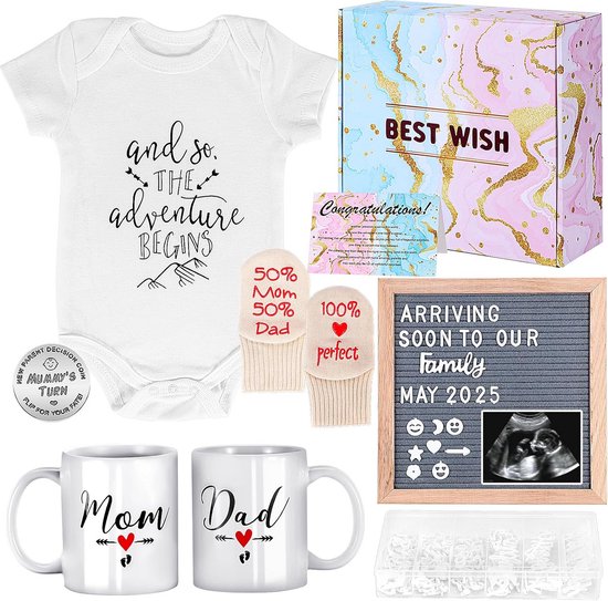 Cadeau voor nieuwe ouders - Moedergeschenken en geslachtsonthullende gifts voor ouders van Merkloos