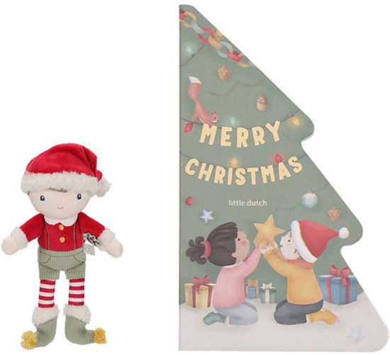 Cadeauset Bijna kerst boek en knuffel van Merkloos