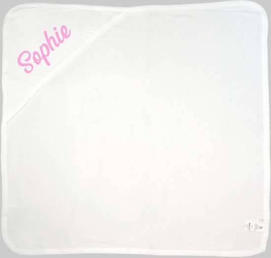 Cadeautip! Baby handdoek met capuchon met eigen tekst/kraamcadeau van Cadeau.