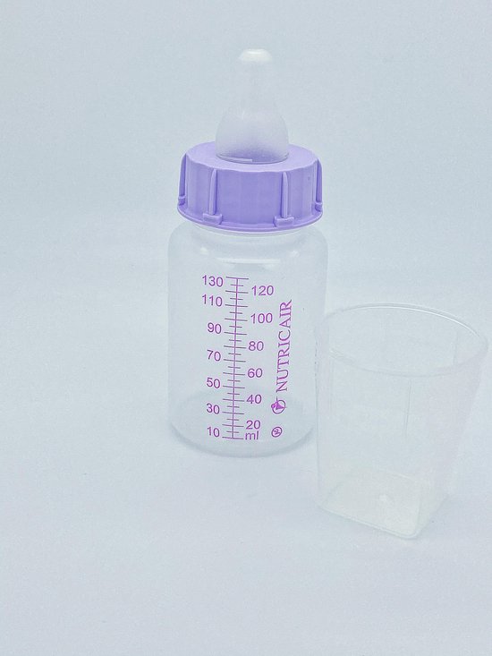 Cair Babyfles 130ml met flessenspeen voor eenmalig gebruik - Steriel Verpakt 10 stuks van Cair