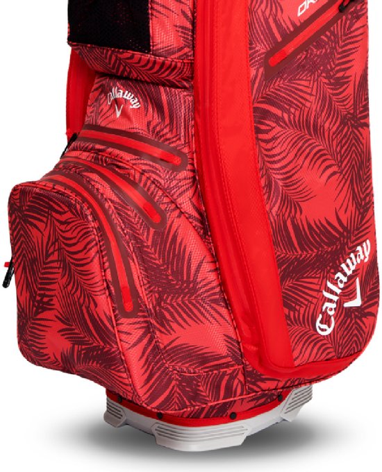 Callaway Org 14 HD Waterproof Red Palms Cartbag 2025 - Rood van Callaway