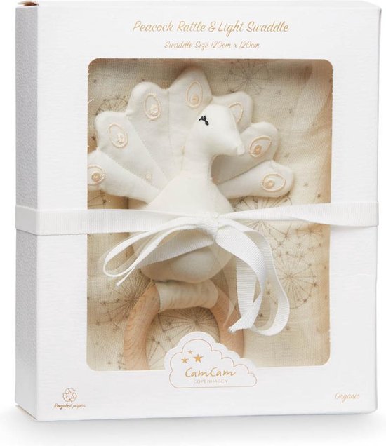 Cam cam baby geschenkset Dandelion Naturel van Cam Cam