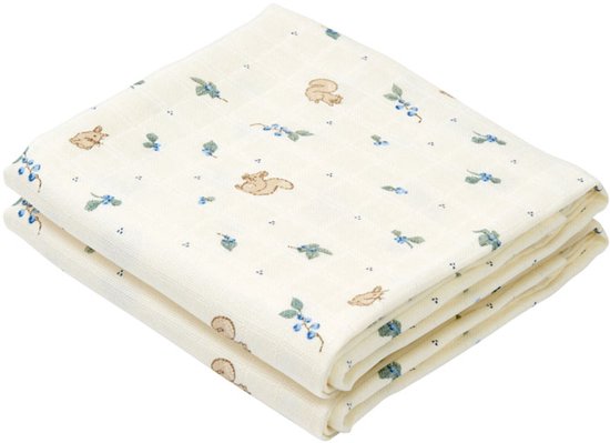 Cam Cam Blueberries Hydrofiele Doek - 2-Pack van Merkloos