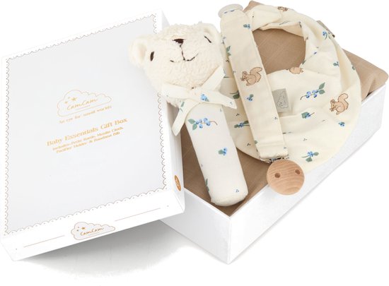 Cam Cam Copenhagen Babycadeaubox - Blueberries - 4-Delig van Cam Cam Copenhagen