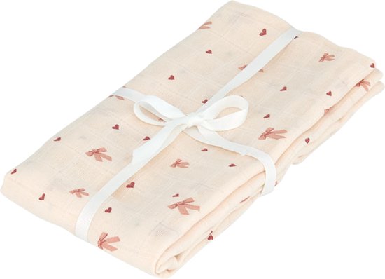 Cam Cam Copenhagen Bows Swaddle - 120 x 120 cm van Merkloos