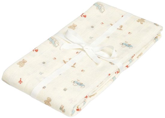 Cam Cam Copenhagen Swaddle - Vintage Toys - 120 x 120 cm