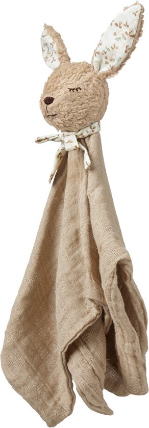 Cam Cam knuffeldoek konijn - latte / bruin van Cam Cam